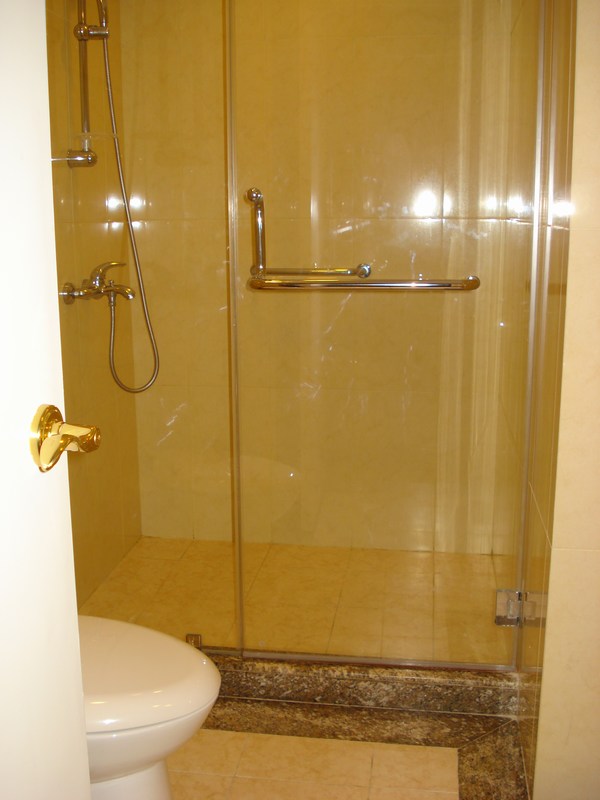 Bedroom Three Glass Enclosed Shower