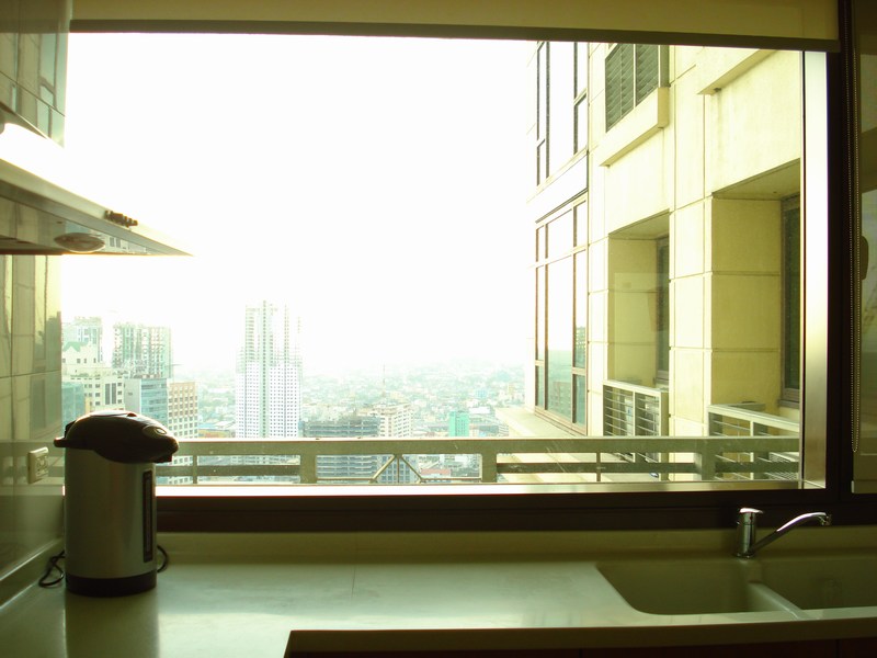 Manila Bay View from Kitchen